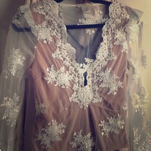 For Love & Lemons Embroidered Bodysuit ❤️Offers❤️